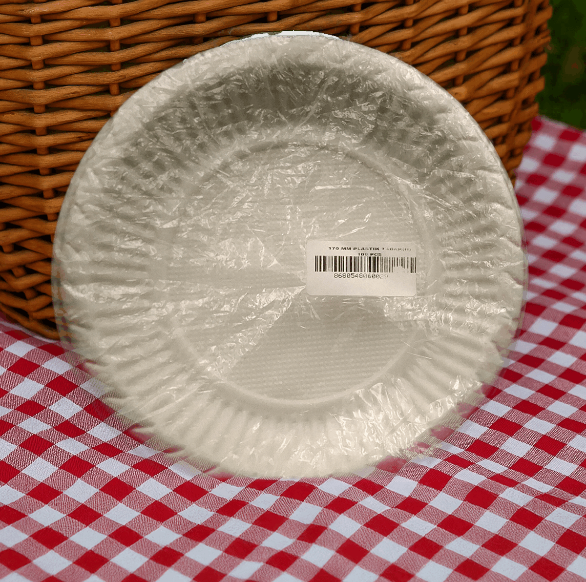 Plastik Tek Kullanımlık Tabak 17 cm – 100’lü Paket – 2.000’lik Koli