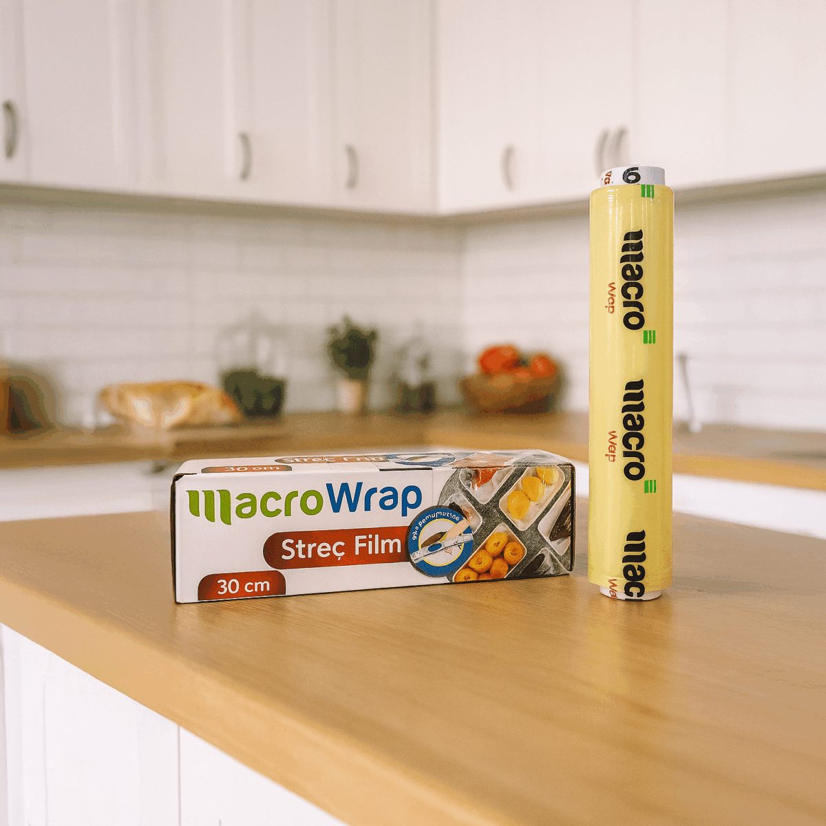 MakroWrap 8 Mikron Kutulu Streç Film 30x170 m