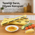 MacroWrap 8 Mikron Kutulu Streç Film 45x170 m