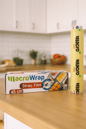 MacroWrap 8 Mikron Kutulu Streç Film 45x170 m