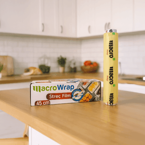MacroWrap 8 Mikron Kutulu Streç Film 45x170 m