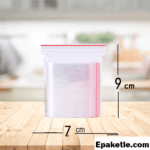 9x7 cm Kilitli Naylon Şeffaf Poşet – 1500'lü Paket Gıdaya Uygun Torba