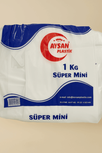 Aysan Süper Mini Boy Beyaz Atlet Poşet