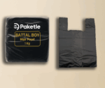 Siyah Battal Boy Atlet Poşet – 1 KG Paket – 10 KG Koli