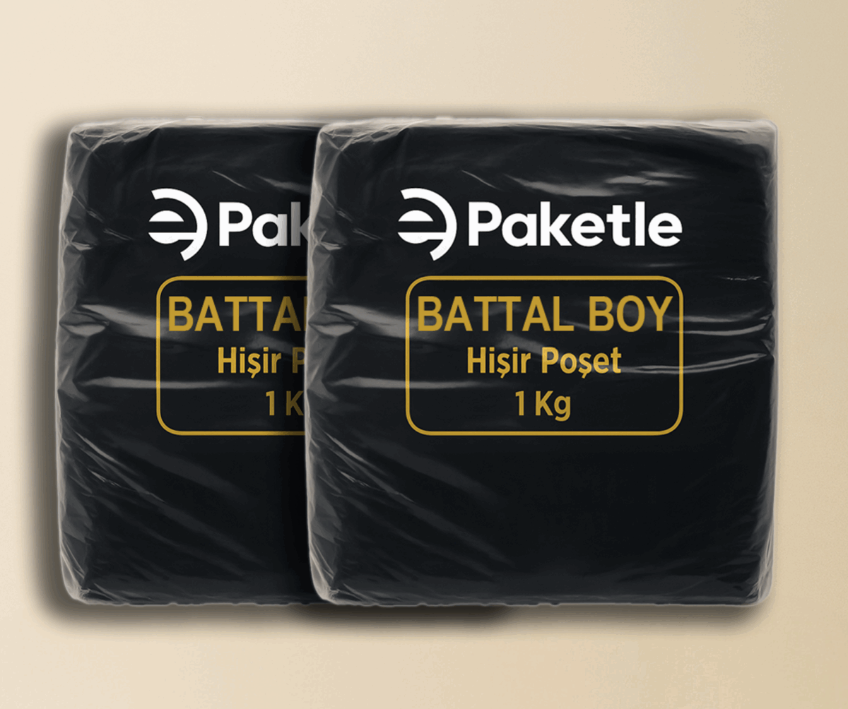Siyah Battal Boy Atlet Poşet – 1 KG Paket – 10 KG Koli