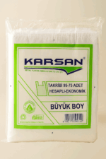 Karsan Şeffaf Büyük Boy Poşet – 600 g – 80–100 Adet