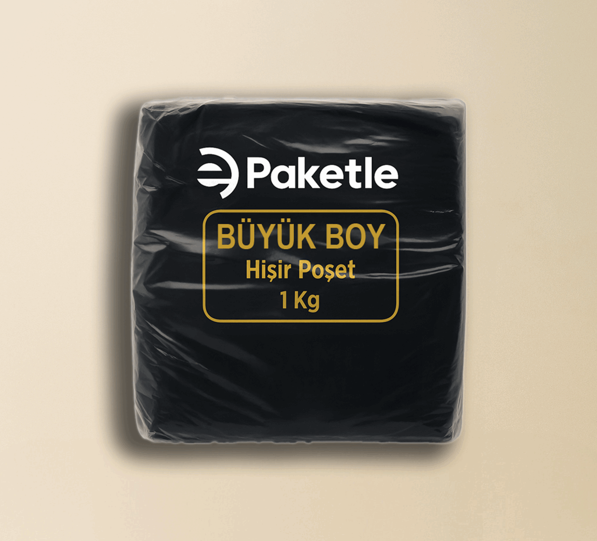 Siyah Büyük Boy Atlet Poşet – 1 KG Paket – 10 KG Koli