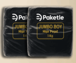 Siyah Jumbo Boy Atlet Poşet – 1 KG Paket – 10 KG Koli