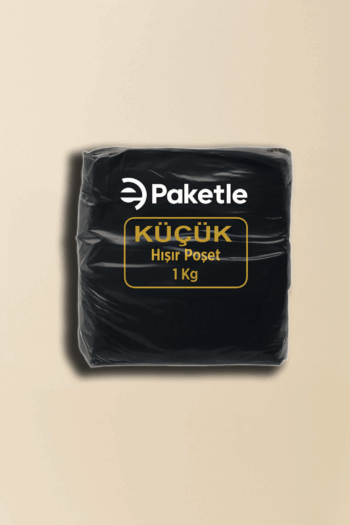 Siyah Küçük Boy Atlet Poşet – 1 KG Paket – Koli 10 KG (10 Paket)