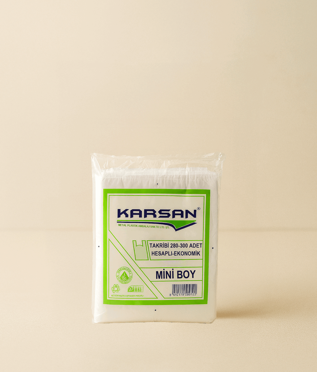 Karsan Şeffaf Mini Boy Poşet – Takribi 280–300 Adet