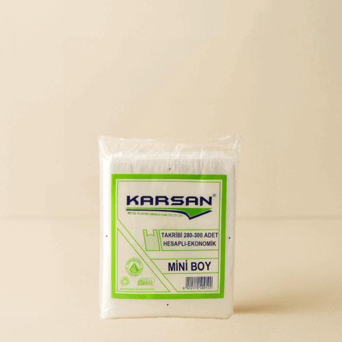 Karsan Şeffaf Mini Boy Poşet – Takribi 280–300 Adet
