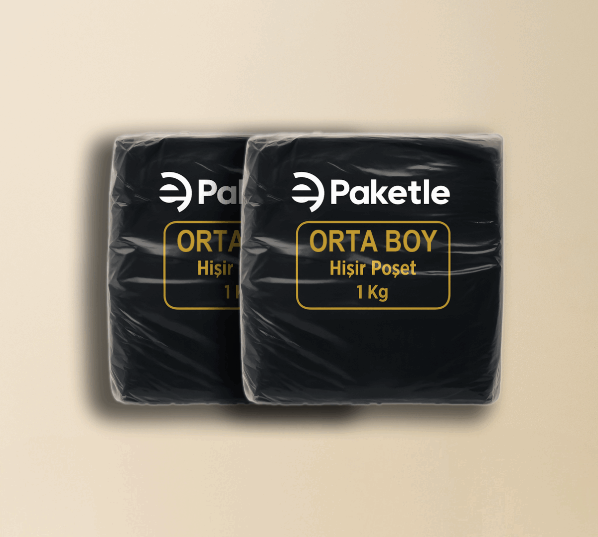 Siyah Orta Boy Atlet Poşet – 1 KG Paket – 10 KG Koli