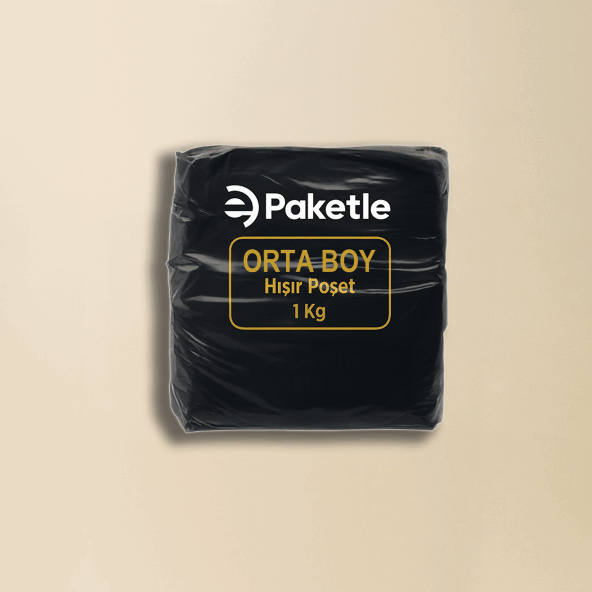 Siyah Orta Boy Atlet Poşet – 1 KG Paket – 10 KG Koli