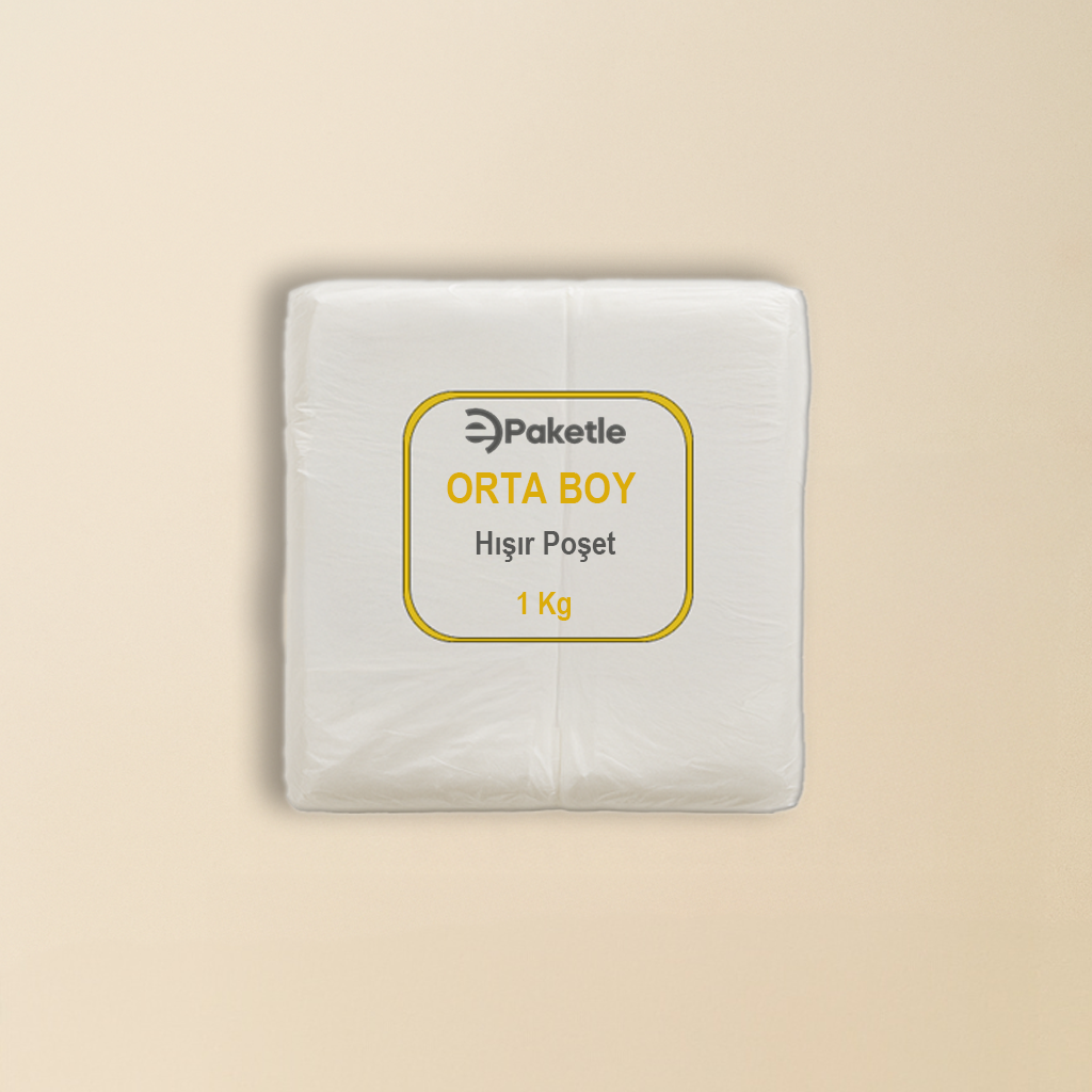 Hışır Atlet Poşet Orta Boy – 1 KG Paket – 10 KG Koli