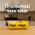 MacroWrap Streç Film 30 cm x 1500 m – 8 Mikron | Gıdaya Uygun Ekonomik Ambalaj Çözümü - Görsel 3