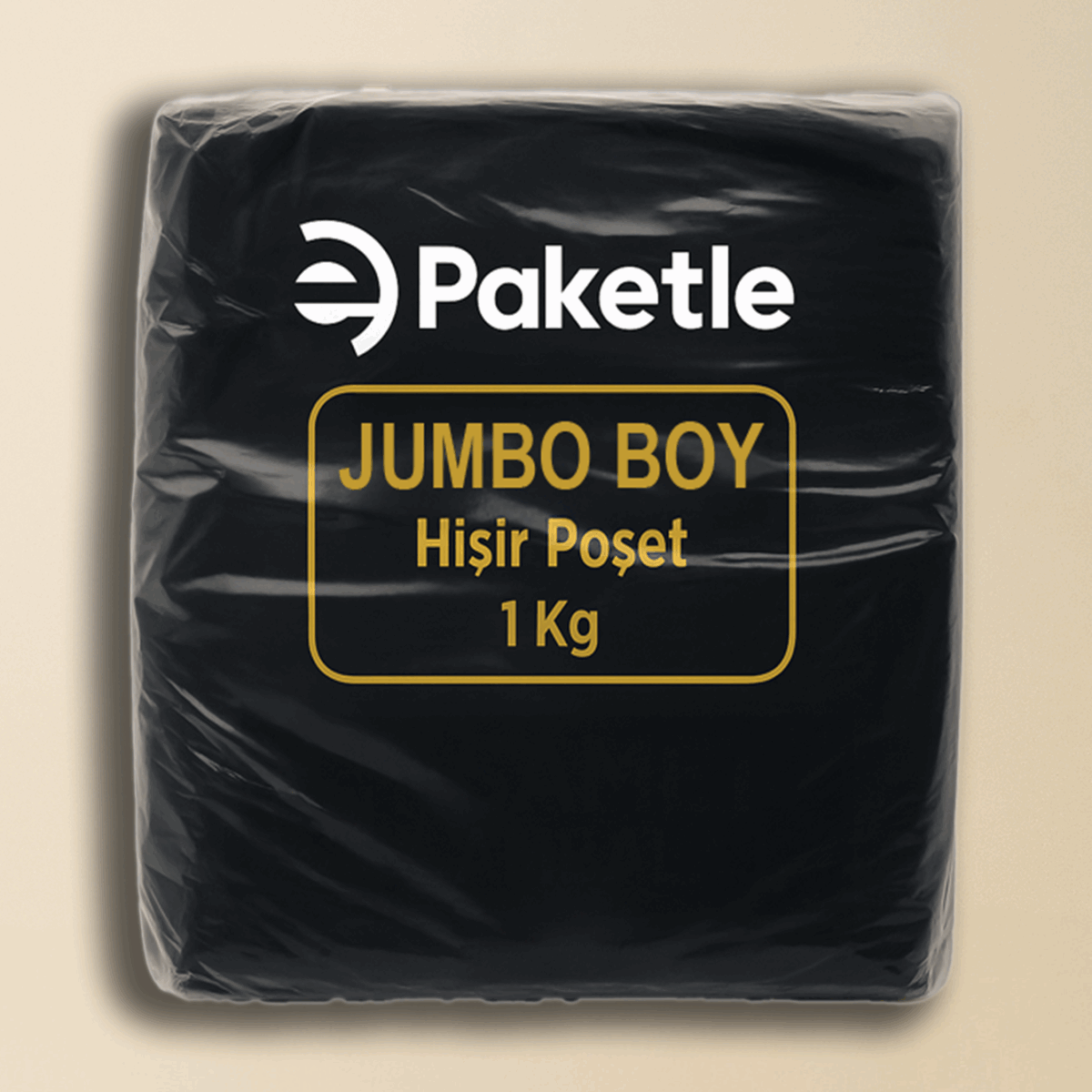 Siyah Jumbo Boy Atlet Poşet – 1 KG Paket – 10 KG Koli