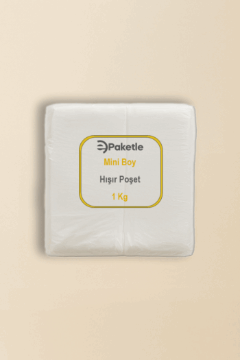 Hışır Atlet Poşet Mini Boy – 1 KG Paket – 10 Paketlik Koli