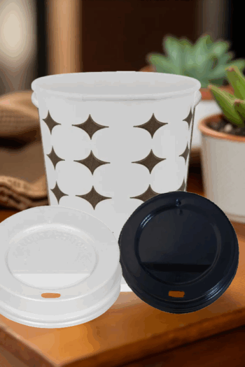 7 oz karton bardak uyumlu plastik içme kapağı – 100’lü