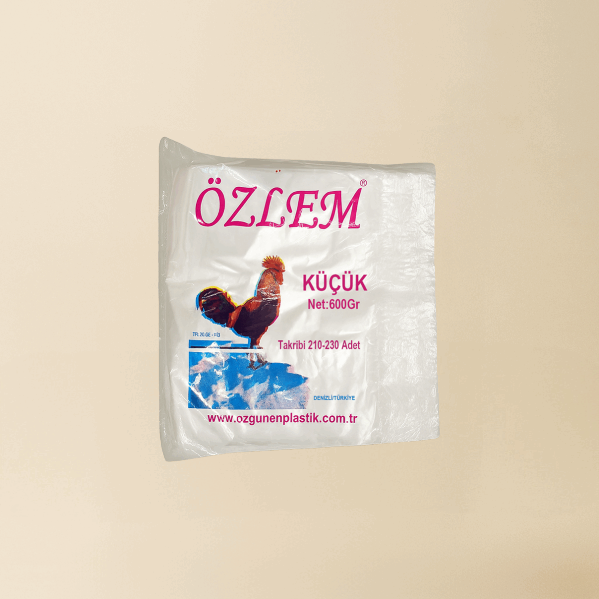 Özlem Küçük Boy Şeffaf Poşet – 600 g – 210–230 Adet