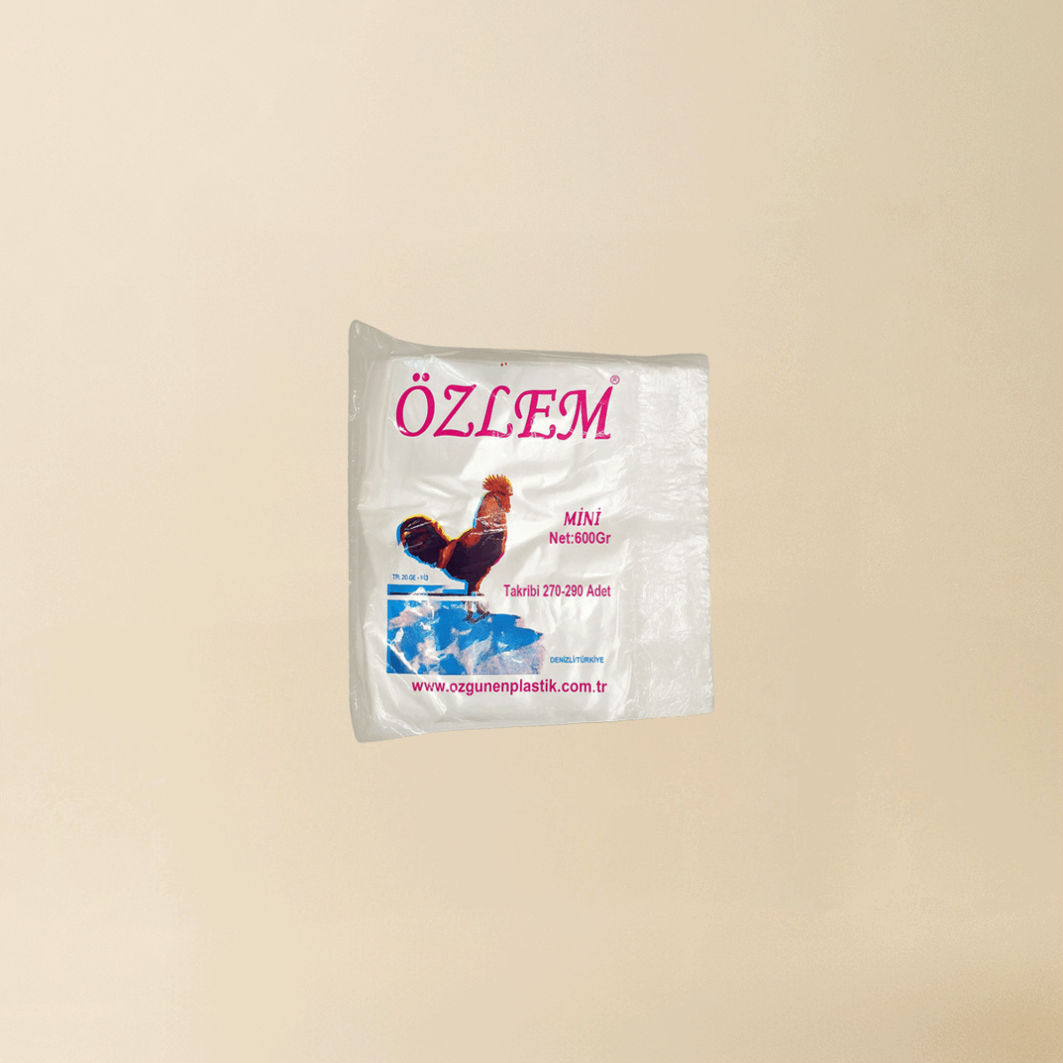 Özlem Mini Boy Şeffaf Poşet – 600 g – 270–290 Adet