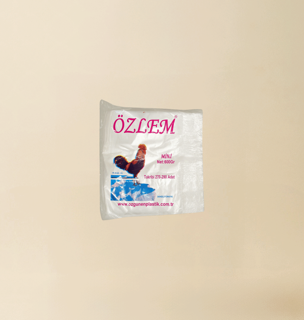 Özlem Mini Boy Şeffaf Poşet – 600 g – 270–290 Adet