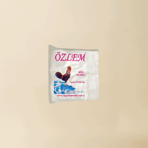 Özlem Mini Boy Şeffaf Poşet – 600 g – 270–290 Adet