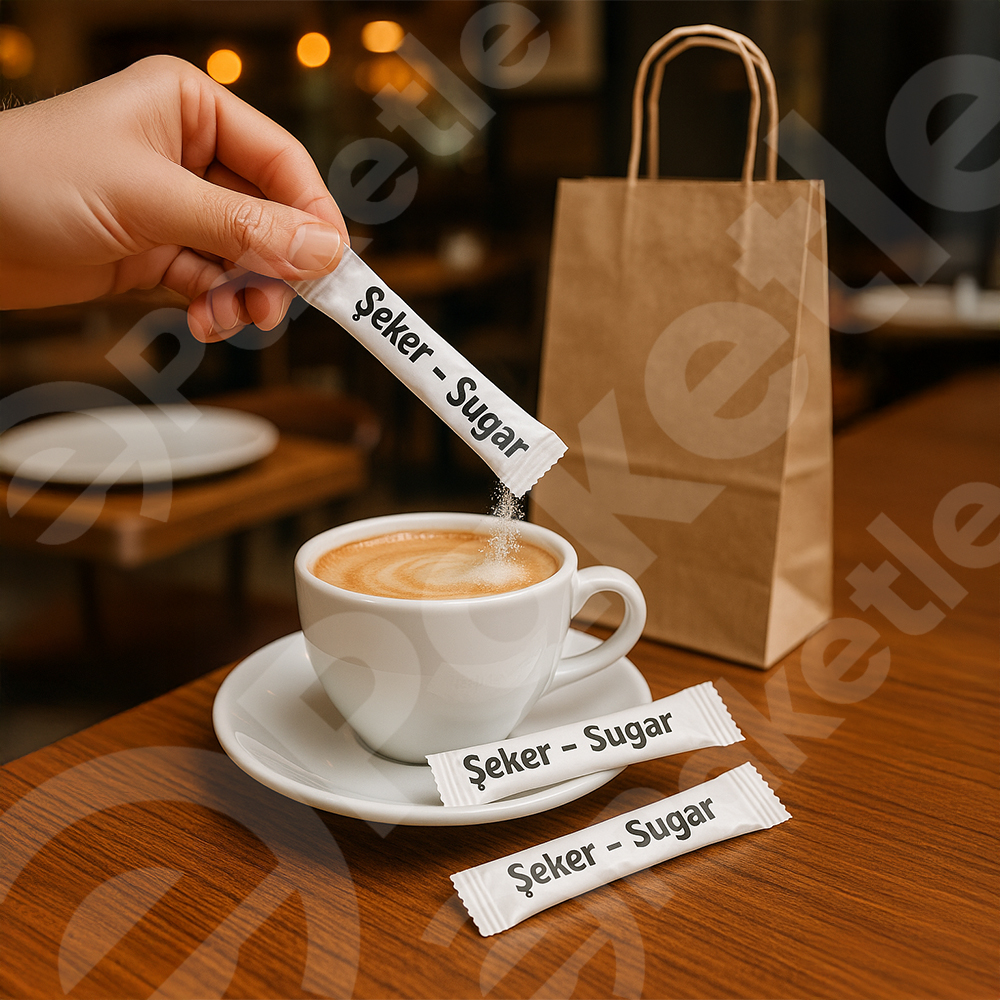 Stick Şeker – 3 gr – Ortalama 2000 adet – 6 kg