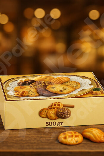 Kuru Pasta Kutusu 500 gr – 350 gr Karton – İçi Sedefli – 200’lü Paket