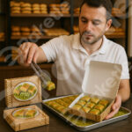 Baklava Kutusu 500 gr | 350 gr Karton İçi Sedefli | Tekli ve 200’lü Paket - Görsel 3
