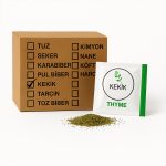 Stick Kekik | 5x5 cm Kare Paket – 1 gr | 1000’li Koli – Tek Kullanımlık Hijyenik Baharat