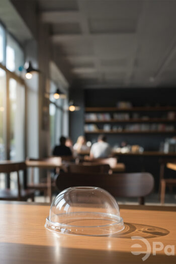 V-190 Delikli Bombe Kapak – 300/360/400 cc Bardaklar ile Uyumlu – 100’lü Paket