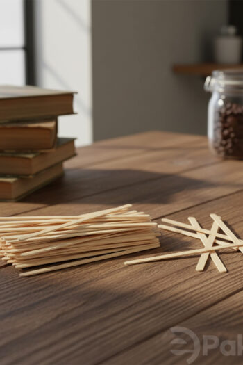 Doğal Tahta Karıştırıcı (Kavak) – 500’lü Paket, 12.000’li Koli