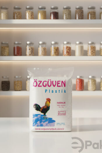 Özgünen Bakkaliye Naylon Torba Yarımlık 0,5 kg Kapasiteli Dayanıklı ve Çevre Dostu