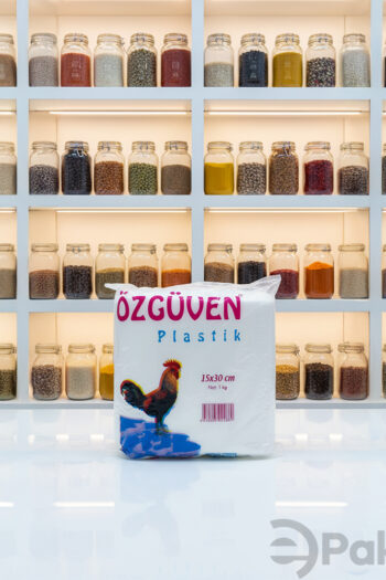 Özgüven Bakkaliye Naylon Torba 15x30 Net 1 Kg Dayanıklı ve Ekonomik