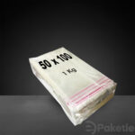 Yapışkan bantlı jelatin torba poşet 50x100 cm – görsel gerçek boyutu yansıtmayabilir