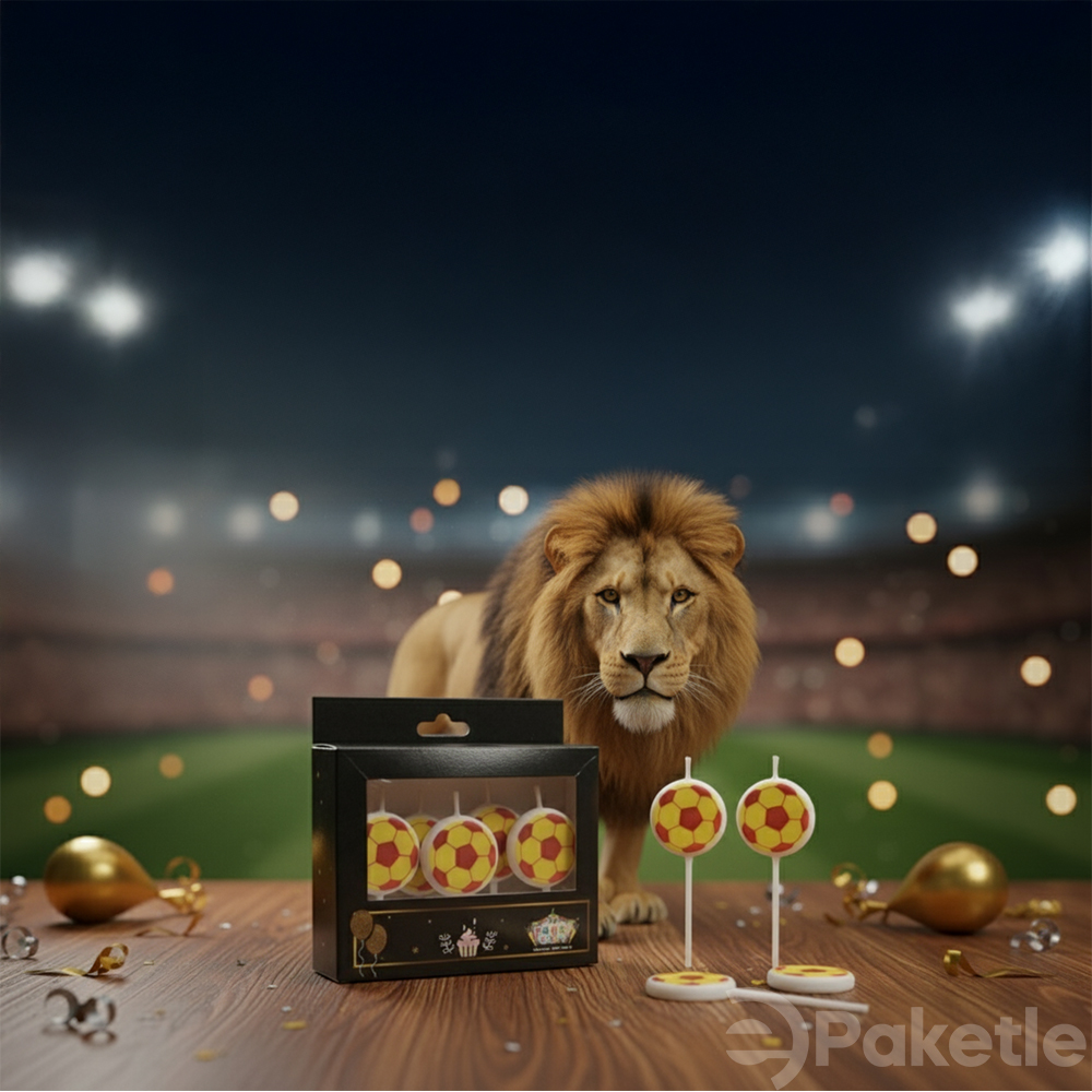 Galatasaray futbol topu pasta mumu 6’lı set
