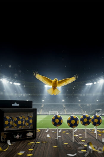 Fenerbahçe futbol topu pasta mumu 6’lı set