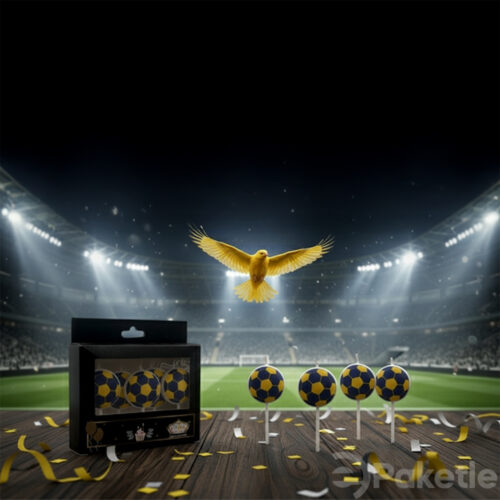 Fenerbahçe futbol topu pasta mumu 6’lı set