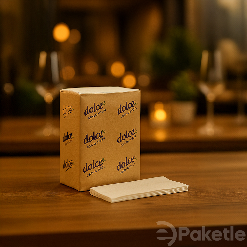 Europap Dolce Dispenser Peçete – Çift Katlı, 150 Yaprak x18 Paket Koli