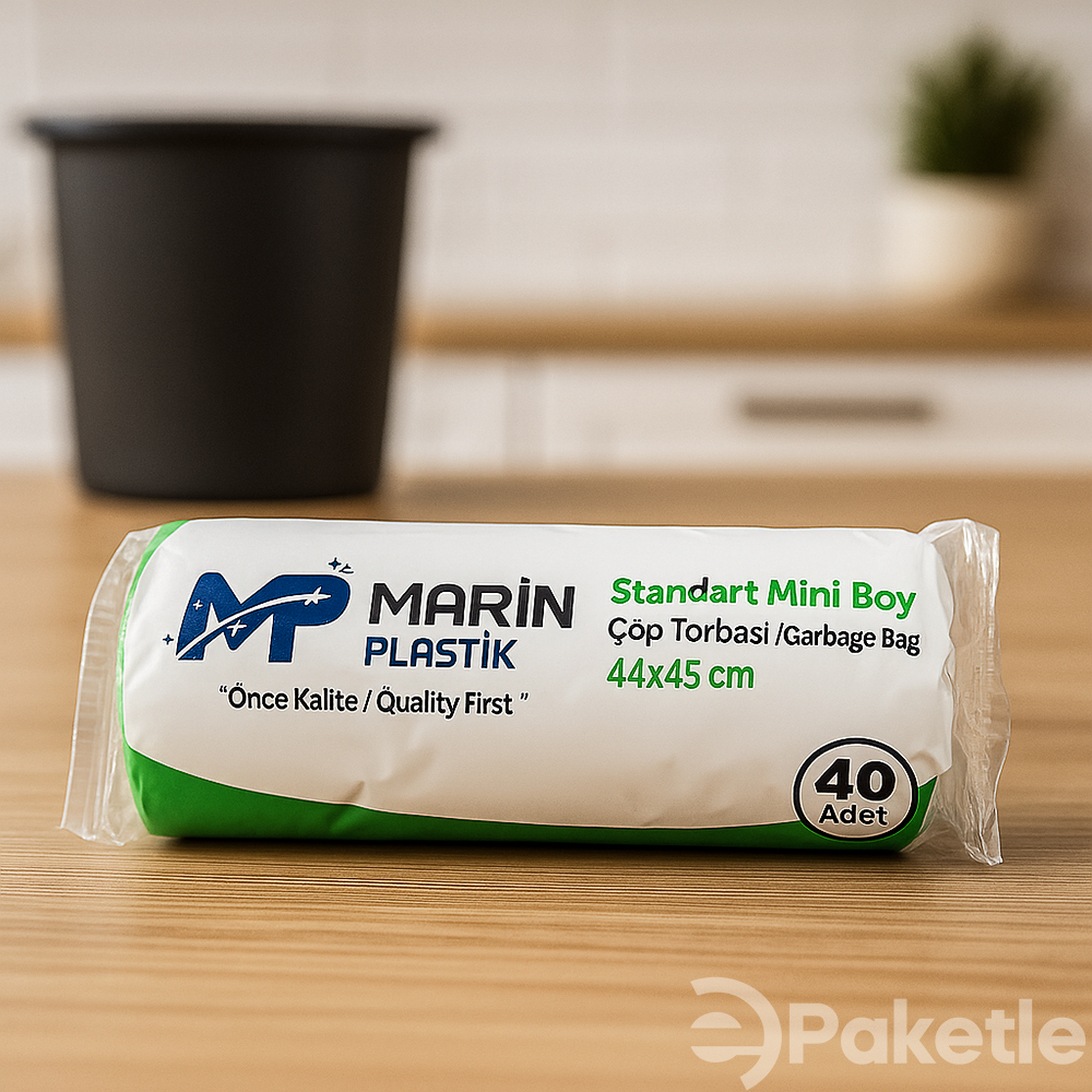 Mini Boy 40x45cm Rulo Çöp Poşeti 50 Ruloluk Koli
