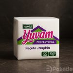 Kolimili Yuvam Lüks Kare Servis Peçete – 30x30 cm, 2 Katlı, 100 Adet x24 Paket