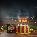 Galatasaray futbol topu pasta mumu 6’lı set