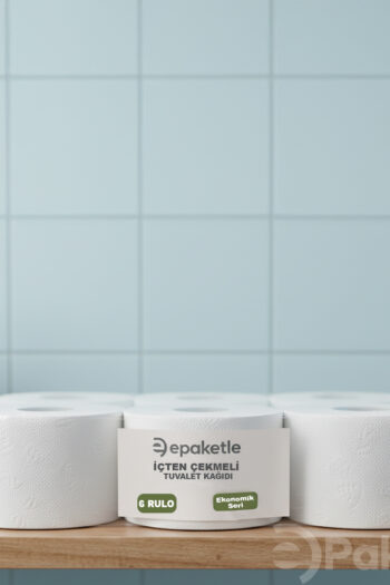 İçten Çekmeli Tuvalet Kağıdı 6’lı Ekonomik Paket