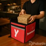 Hamburger Kutusu 20x13,5x8 cm – Karton Tek Kullanımlık Paketleme Kutusu