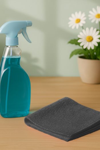 Mikrofiber Temizlik Bezi Gri 40×40 cm