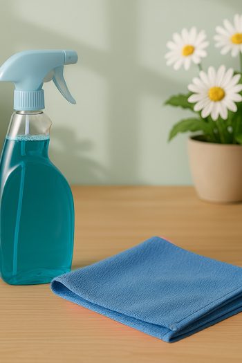 Mikrofiber Temizlik Bezi Mavi 40×40 cm