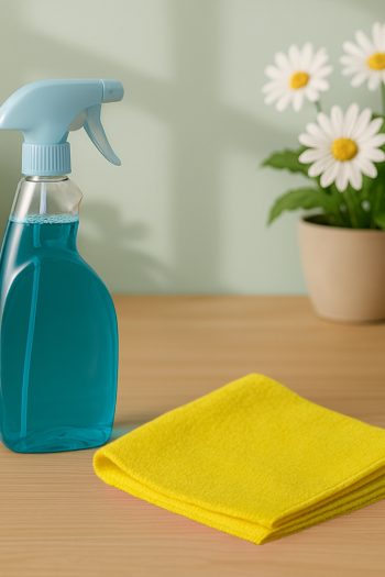 Mikrofiber Temizlik Bezi Sarı 40×40 cm