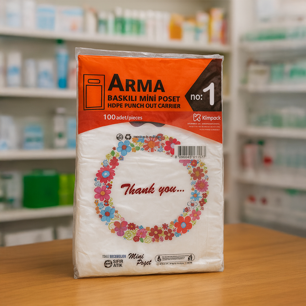 Naksan Arma Blok Poşet 1 No (22x33 cm – 100 Adet)