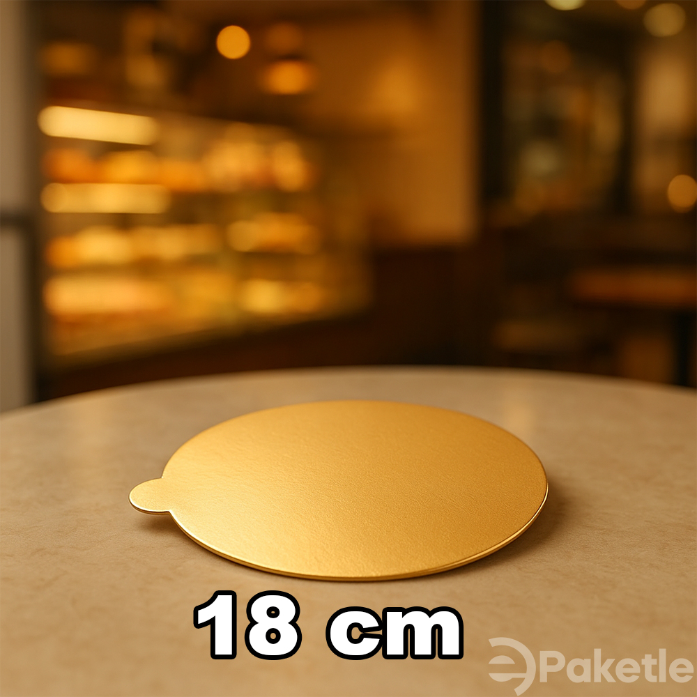 Gold Pasta Altı (Kalın) No:0 18 cm – Gold Kaplama, Dayanıklı ve Hijyenik