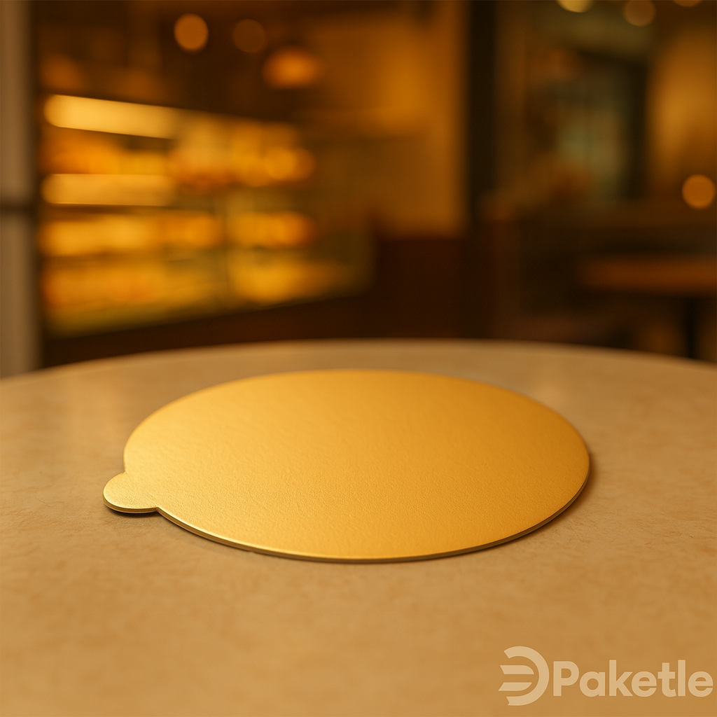 Gold Pasta Altı (Kalın) No:2 22 cm – Gold Kaplama, Dayanıklı ve Hijyenik